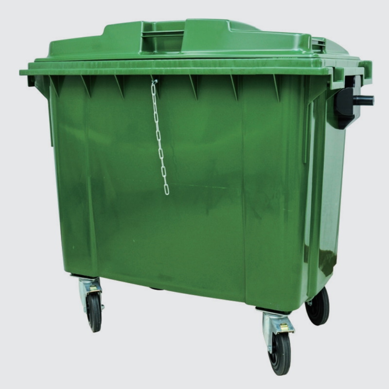 四輪資源回收垃圾桶-廢棄物容器