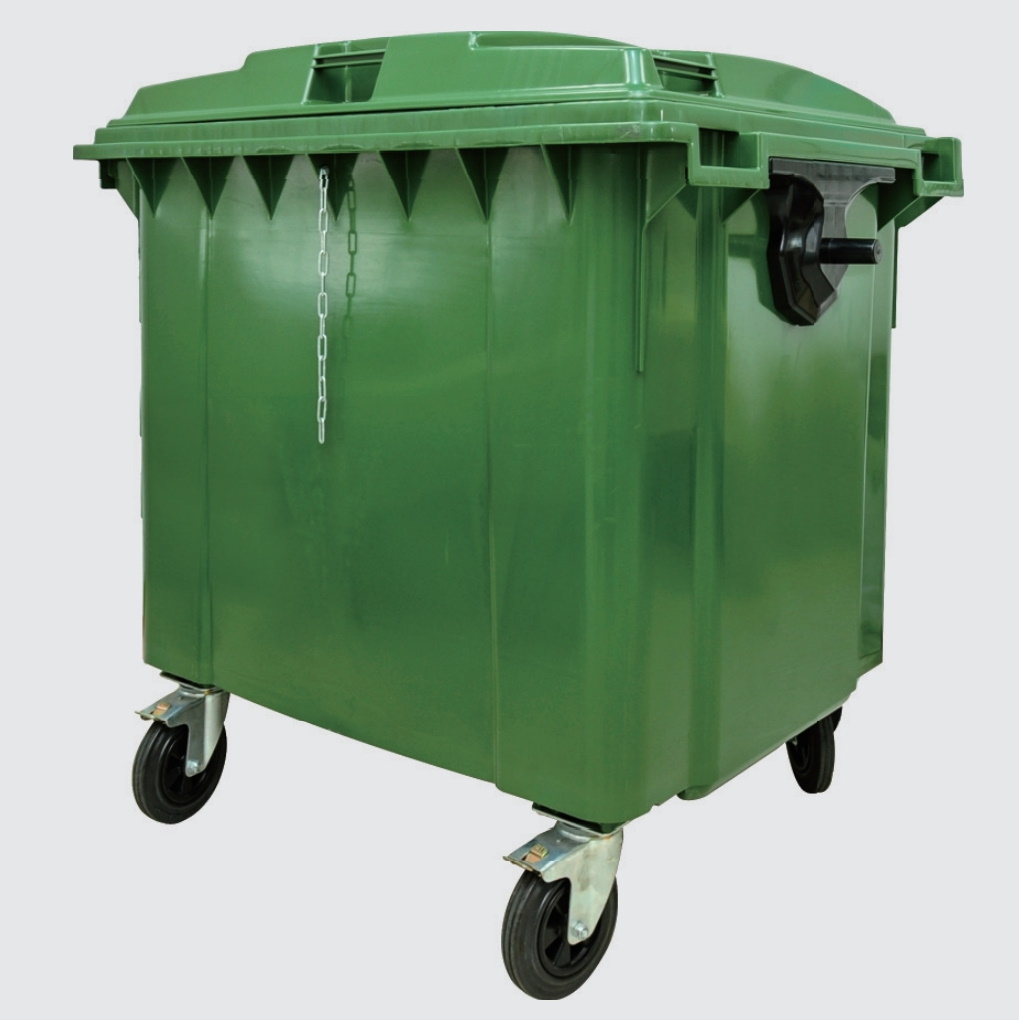 1100公升四輪資源回收垃圾桶-廢棄物容器